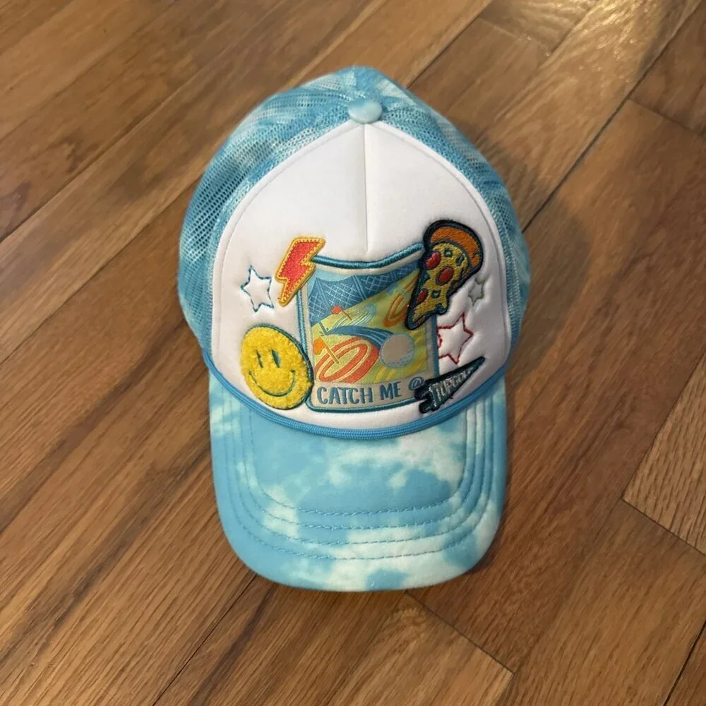 Catch Me At Top Golf Youth One Size Adjustable Mesh Snapback Hat Cap Trucker